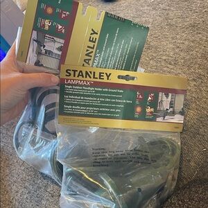Stanley Lampmax Green Floodlight Holder x2